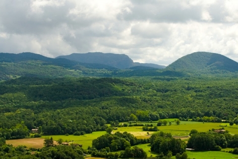 Het vulkanenlandschap van de Garrotxa Het vulkanenlandschap van de Garrotxa